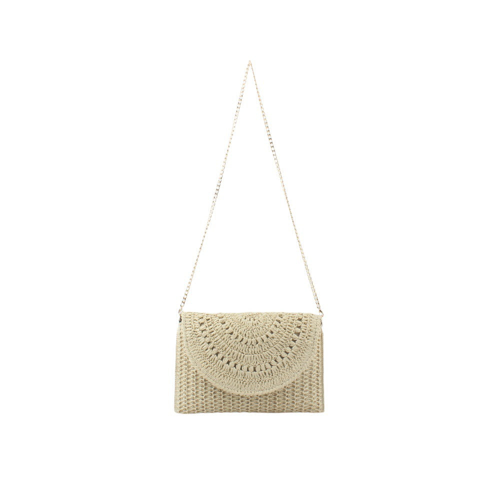 Fashionable crossbody bag made of handcrafted natural material with Kalsten