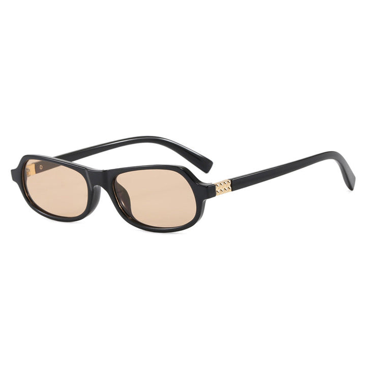 Ladies stylish fashionable sunglasses with golden accents Kalsten