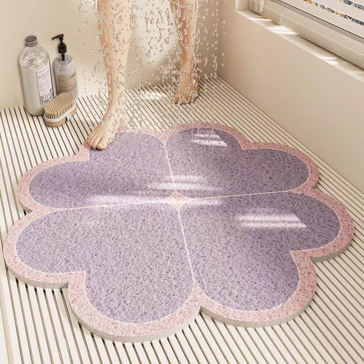 Floral Shaped Bath Mat Kalsten
