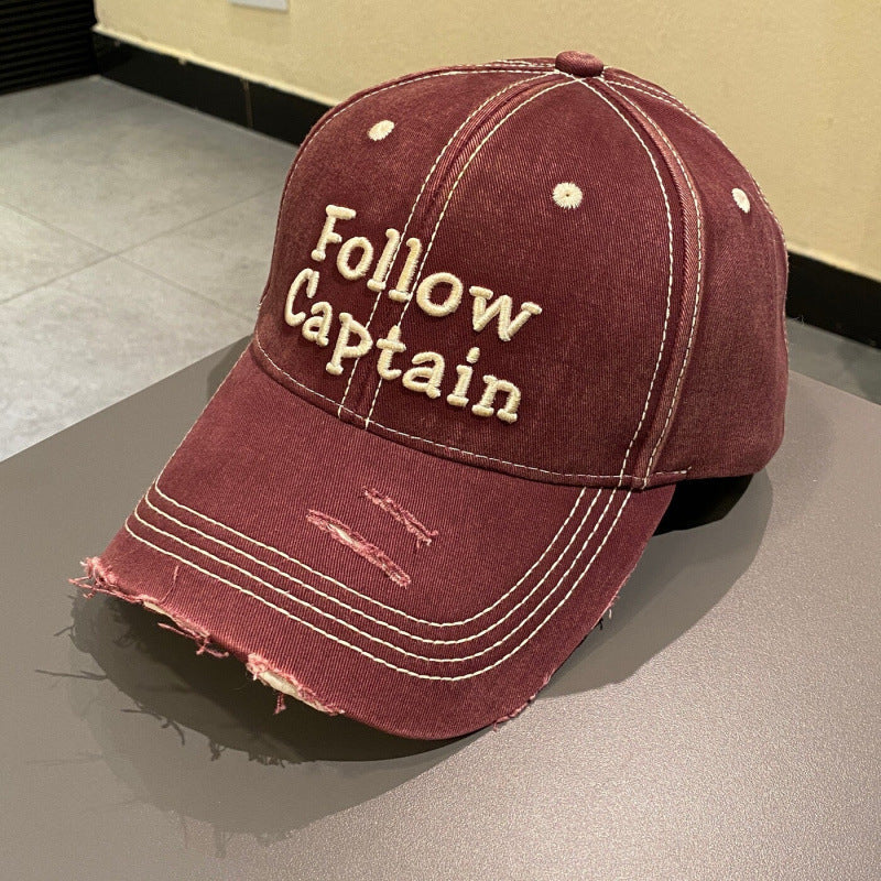 Men's Distressed Vintage Baseball Cap Kalsten