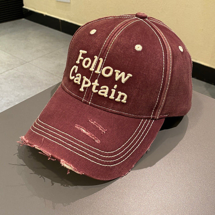 Men's Distressed Vintage Baseball Cap Kalsten
