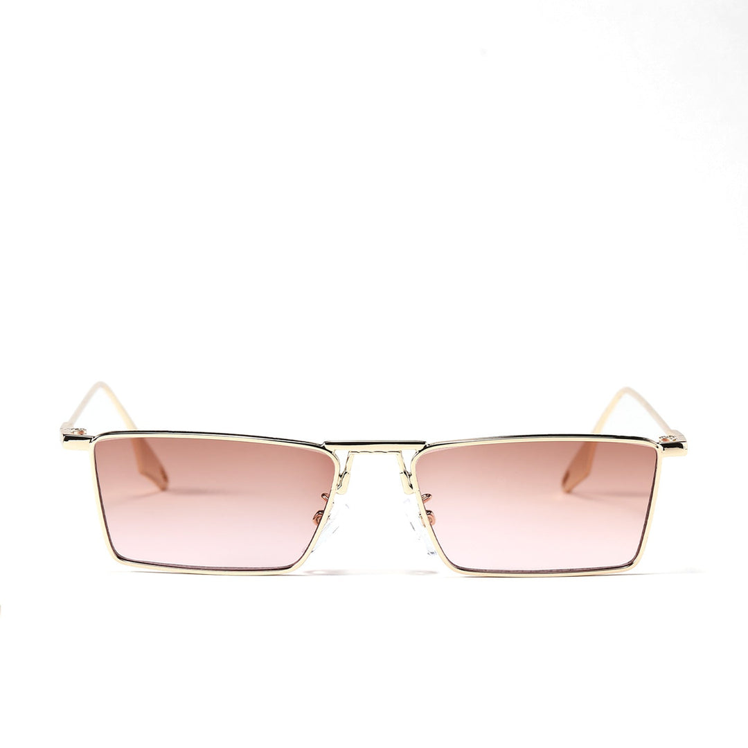Ladies elegant geometric sunglasses with stylish metal frame Kalsten