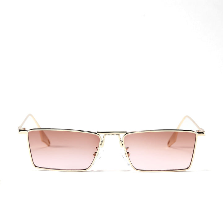Ladies elegant geometric sunglasses with stylish metal frame Kalsten