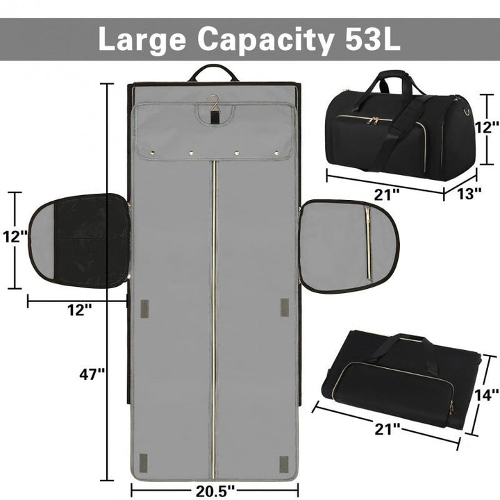 Multifunctional travel bag with folding mechanism Kalsten