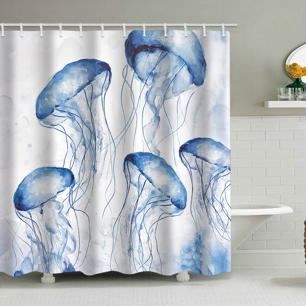 Coastal Pattern Shower Curtain Kalsten