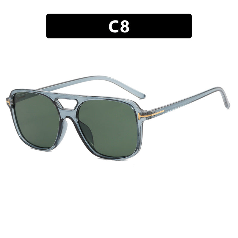 Women's fashionable square sunglasses with luxurious plastic frame and UV protection Kalsten