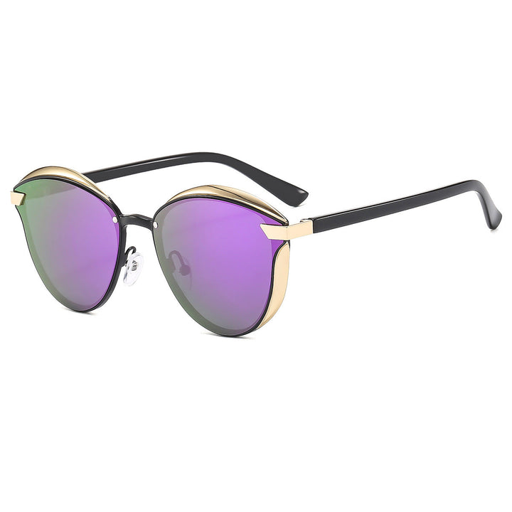 Women's designer sunglasses with elegant faceted design and high-quality UV protection Kalsten