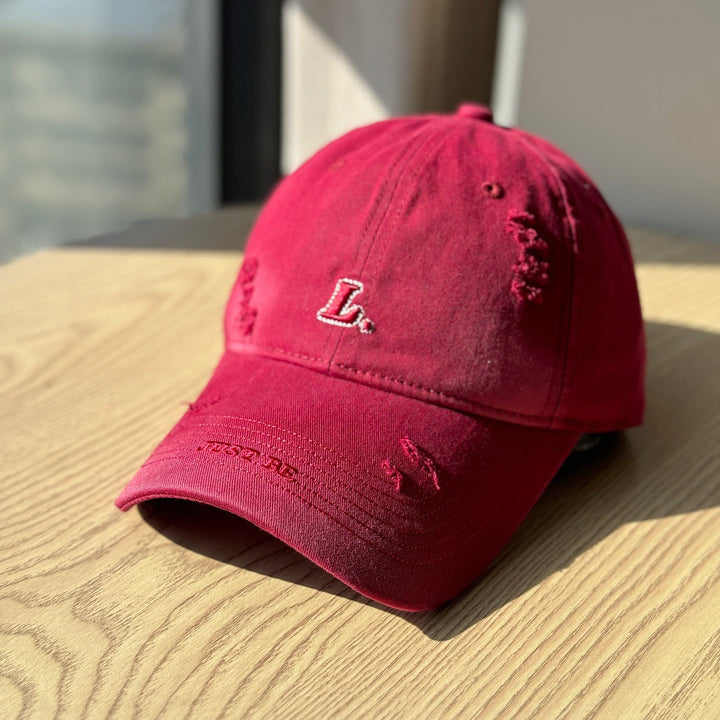 Women's Distressed Cotton Baseball Cap Kalsten