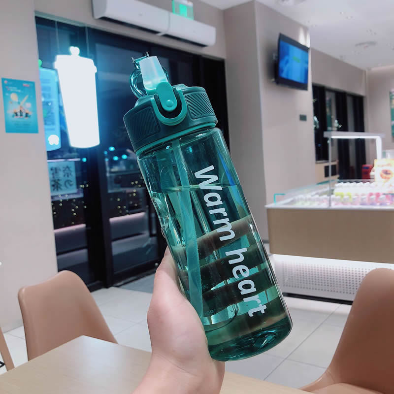 Women Practical Water Bottle with Carry Handle and Leak Protection Kalsten
