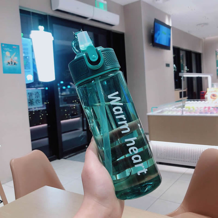 Women Practical Water Bottle with Carry Handle and Leak Protection Kalsten