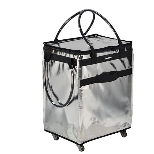 Transport container with wheels and insulated interior lining Kalsten