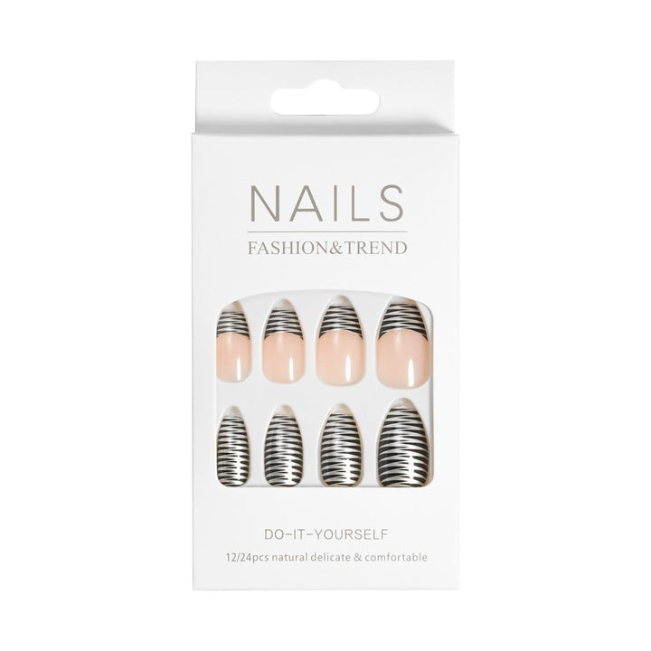 Artistic Graphic Press-On Nail Set Kalsten