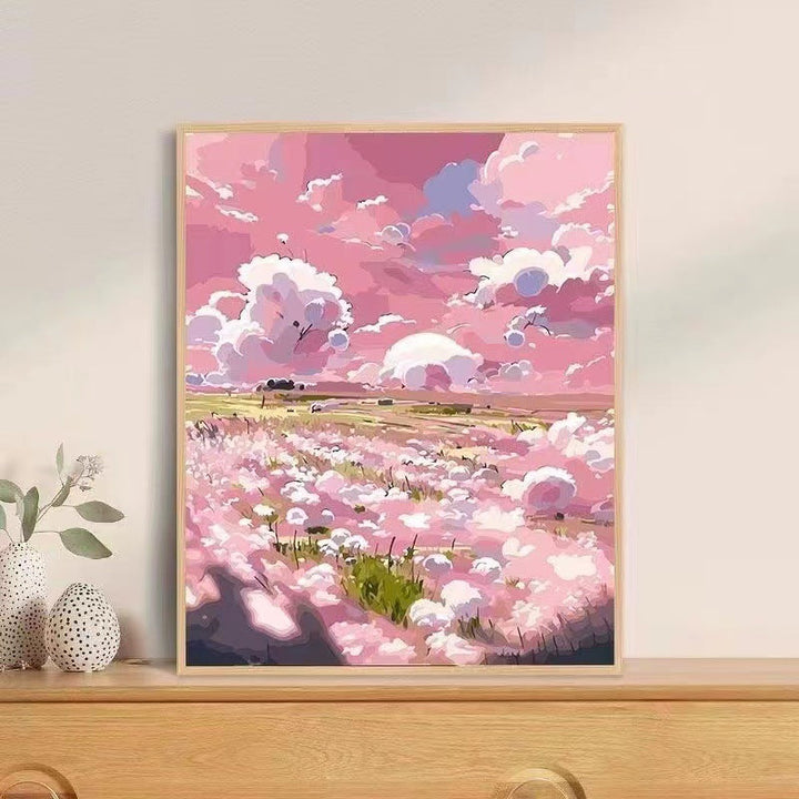 Floral Landscape Canvas Art Kalsten