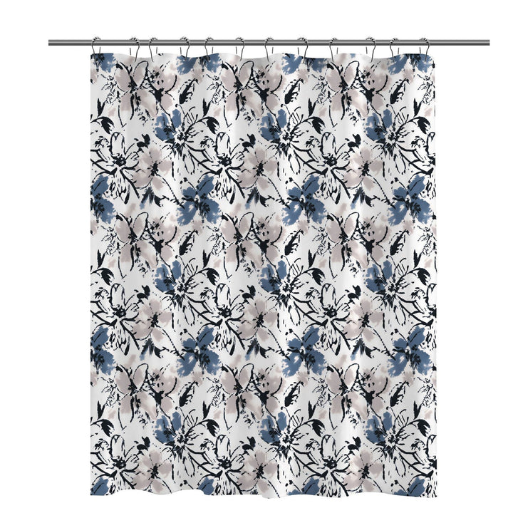 Artistic Floral Print Shower Curtain Kalsten