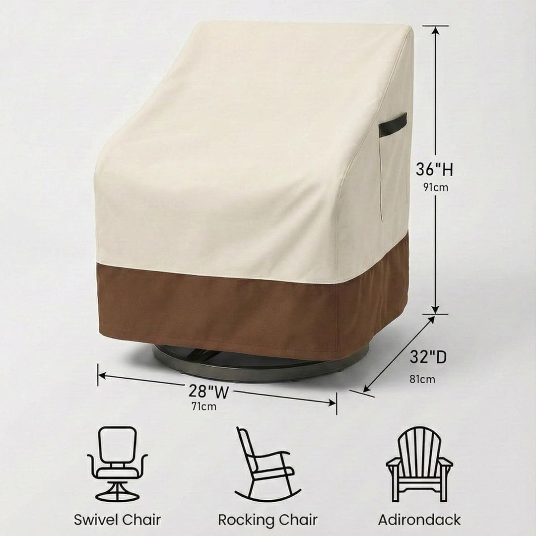 Protective cover for swivel lounge chairs Kalsten