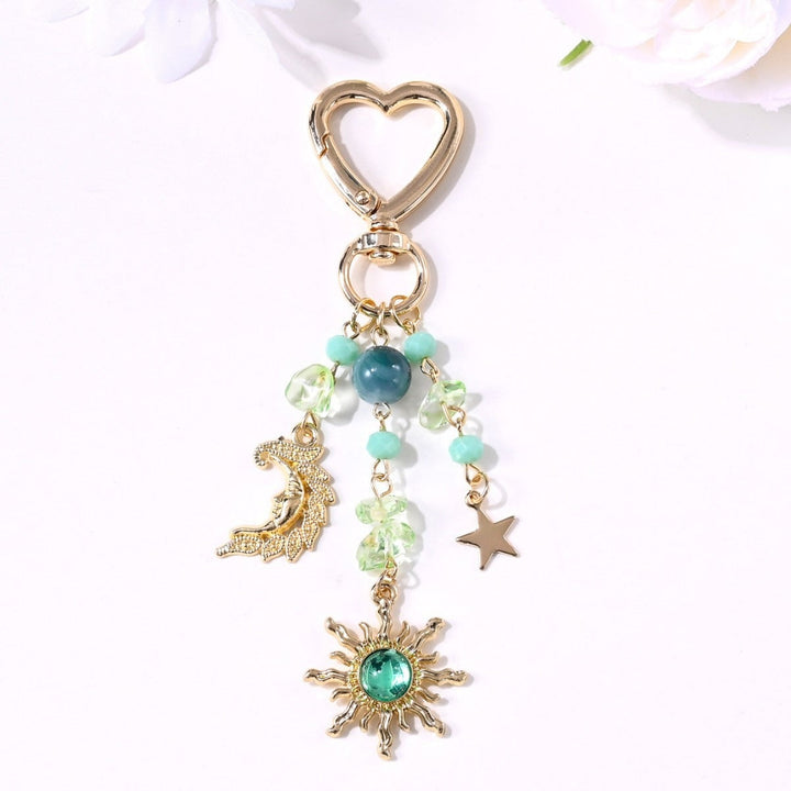 Keychain with Sparkling Sun Motif Kalsten