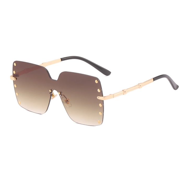Women's oversized sunglasses with fashionable frame Kalsten