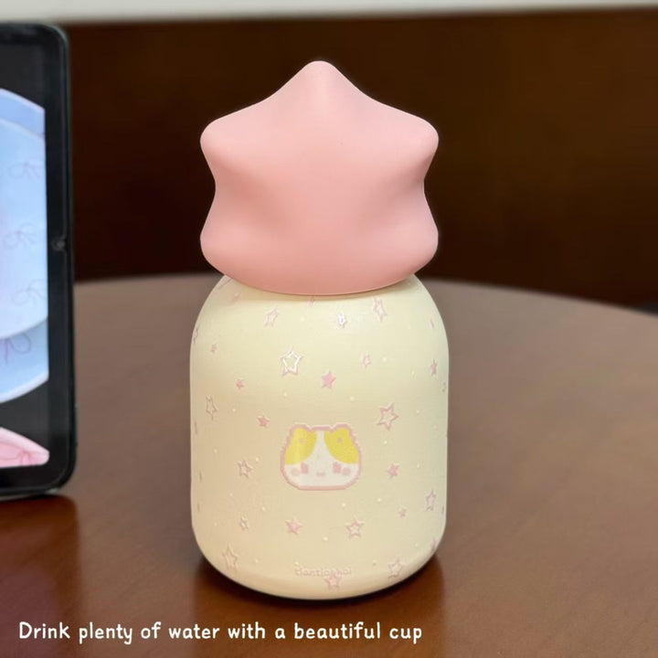 Women's Insulated Drinking Bottle with Creative Star Closure Kalsten