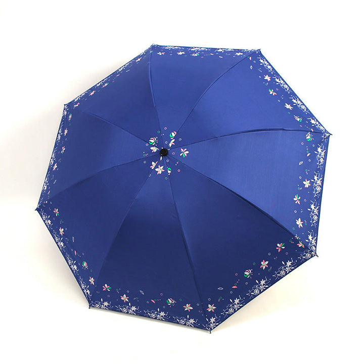 Women's Foldable Umbrella with Floral Patterns Kalsten