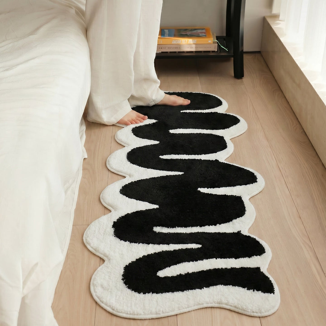 Abstract Shaped Area Runner Mat