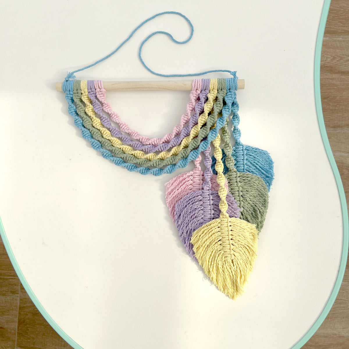 Macrame Leaf Wall Art Decor Acalora 1788942651