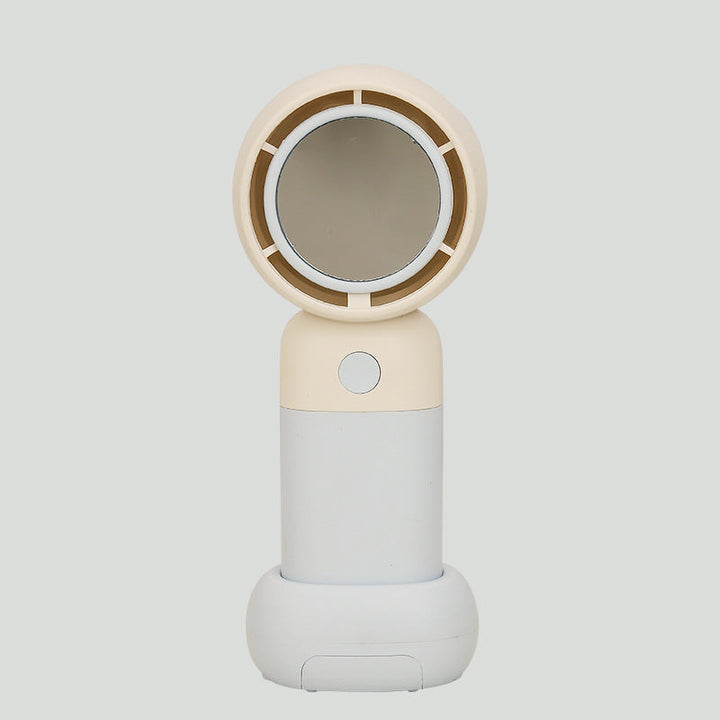 Women Portable Handheld Fan with Mirror Kalsten