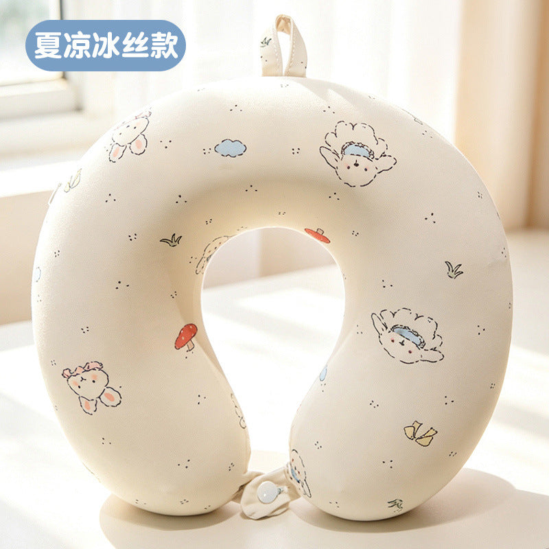 Ergonomic neck pillow with floral design Kalsten
