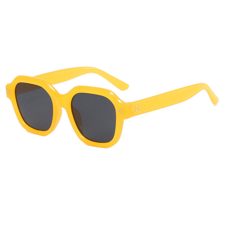 Ladies fashionable square sunglasses with mirrored lenses Kalsten