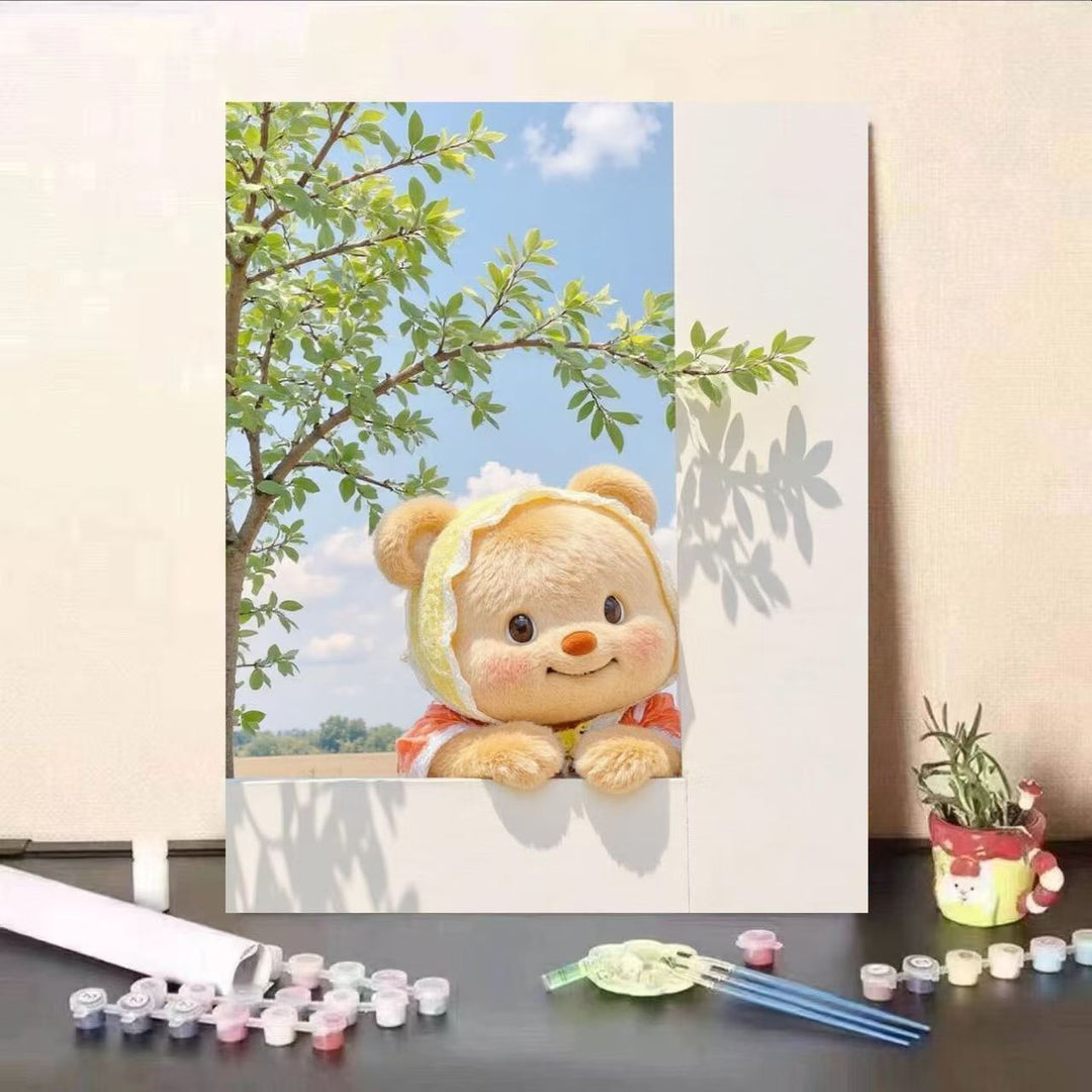 DIY Playful Bear-Themed Painting Kit Kalsten
