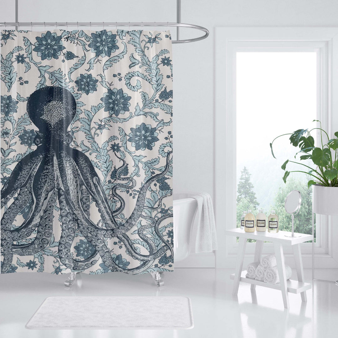 Ocean-Themed Art Shower Curtain Kalsten