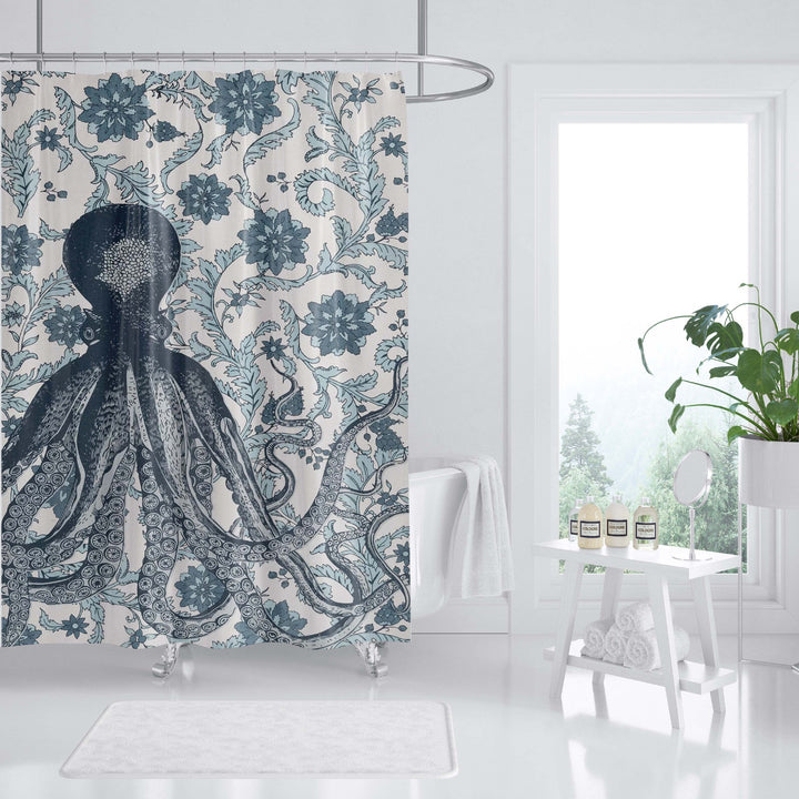 Ocean-Themed Art Shower Curtain Kalsten