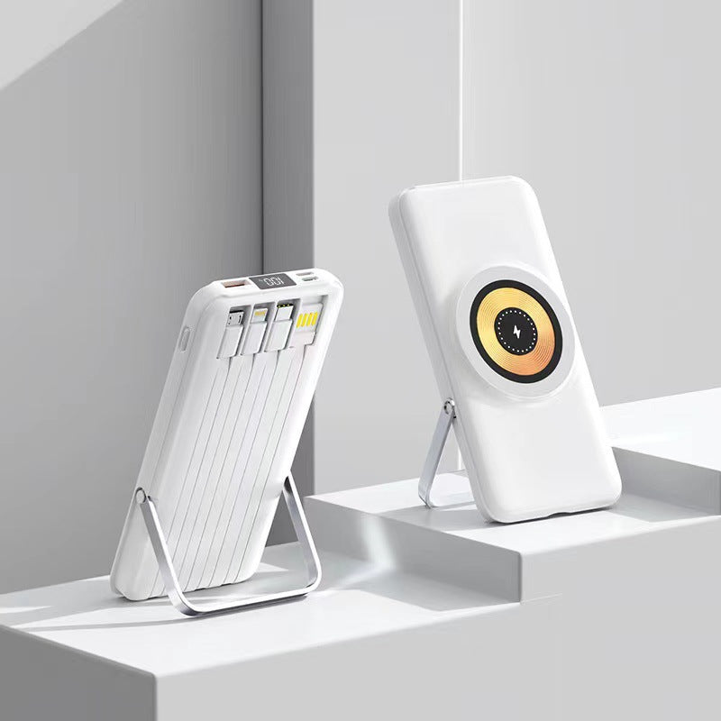 Multifunctional power bank with wireless charger and integrated stand Kalsten