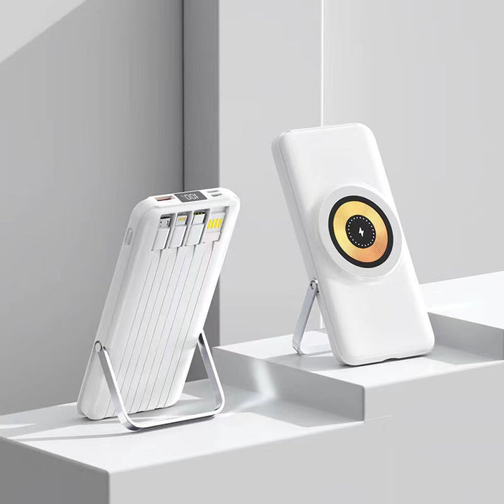 Multifunctional power bank with wireless charger and integrated stand Kalsten