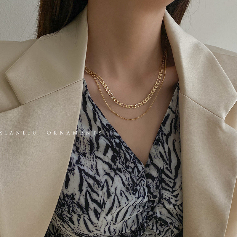 Layered Chain Necklace Kalsten