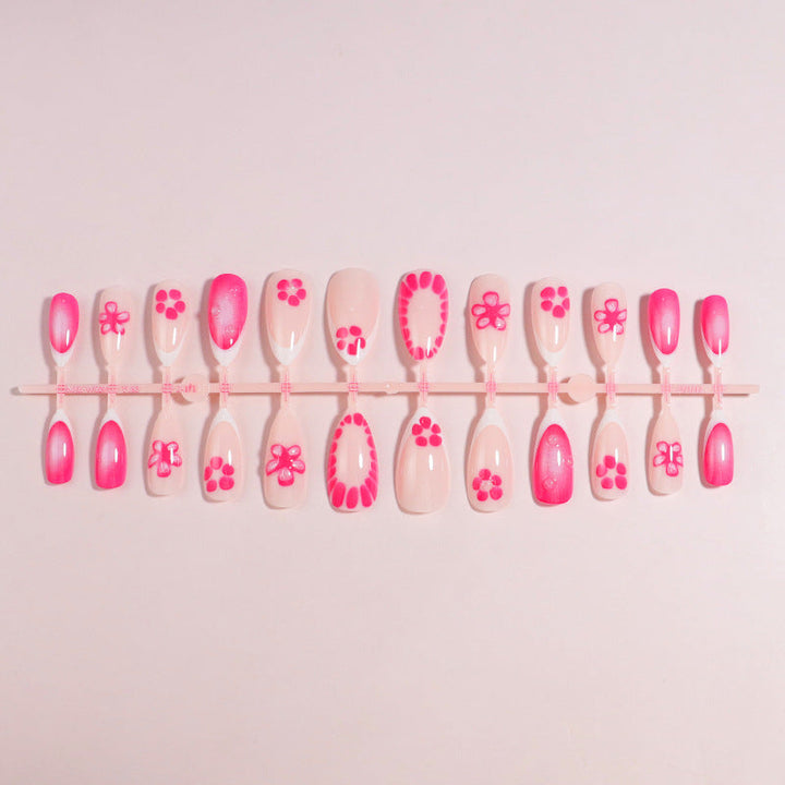Premium Press-On Nail Set with Decorative Accents Kalsten