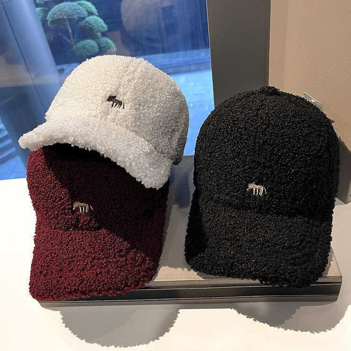 Women's Plush Textured Baseball Cap Kalsten