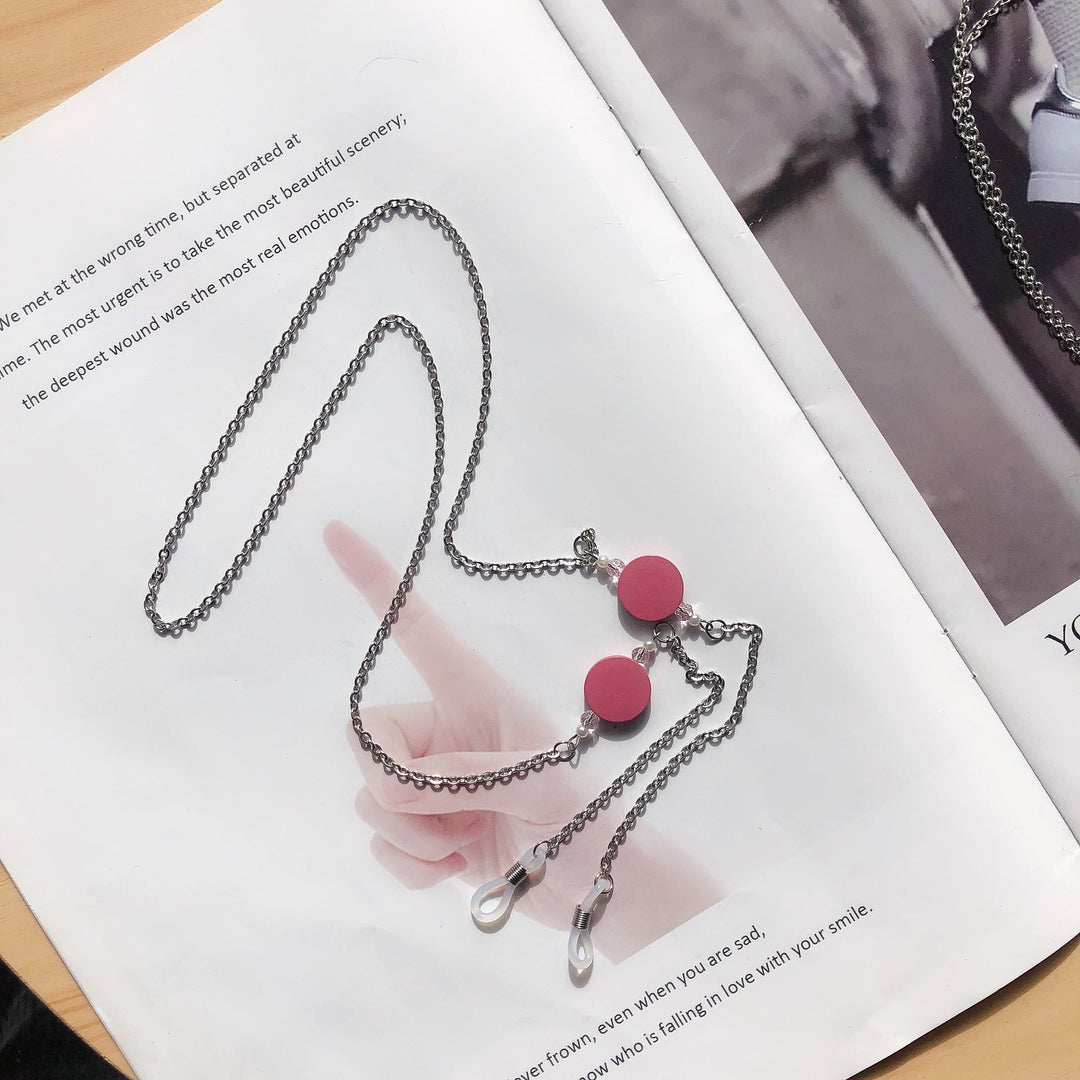 Stylish Dual-Strand Eyewear Holder Chain Kalsten