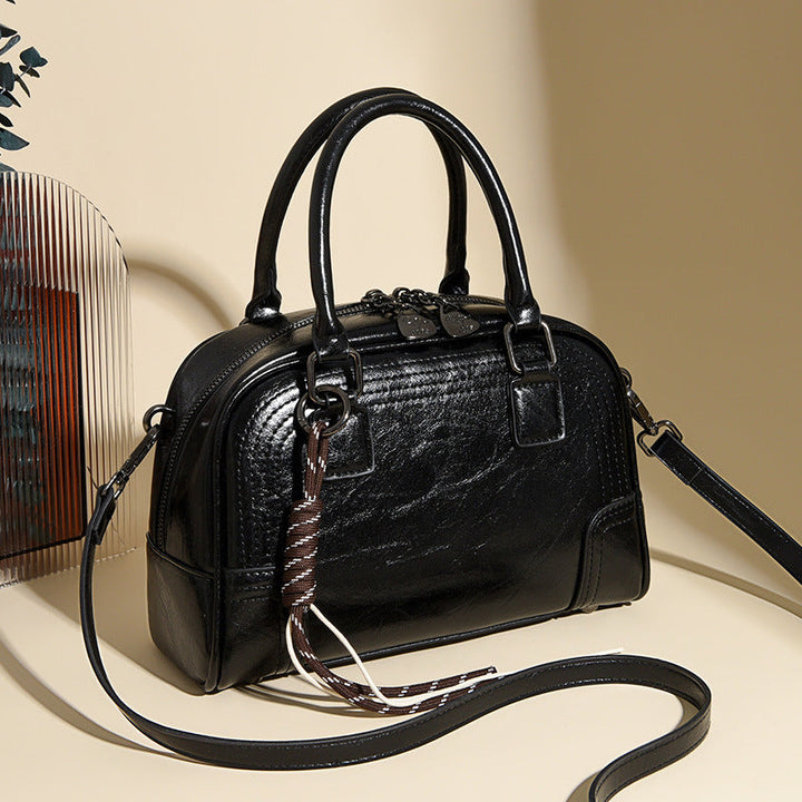 Elegant Structured Satchel Kalsten