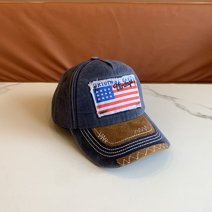 Women's Vintage-Inspired Distressed Baseball Cap Kalsten