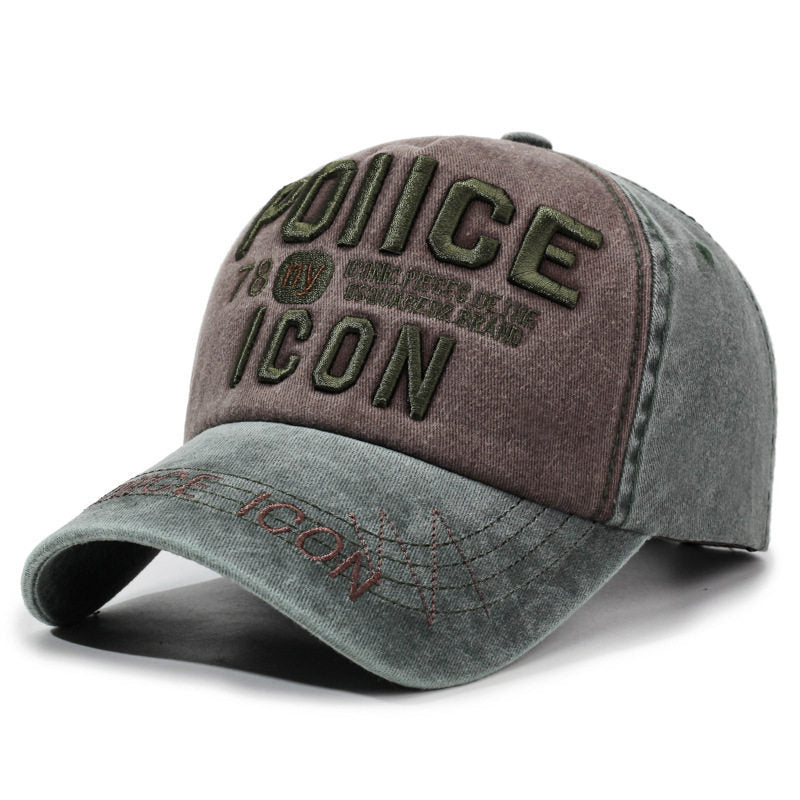 Men's Vintage-Inspired Embroidered Baseball Cap Kalsten