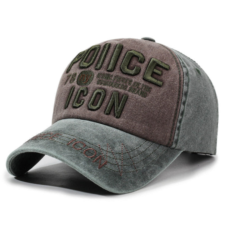 Men's Vintage-Inspired Embroidered Baseball Cap Kalsten