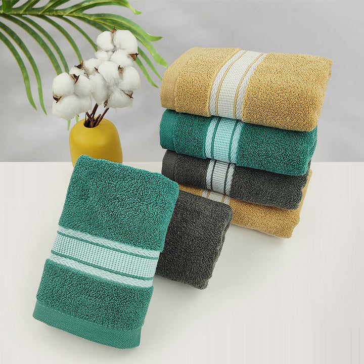 High-Quality Terry Bath Towel With Elegant Border Kalsten