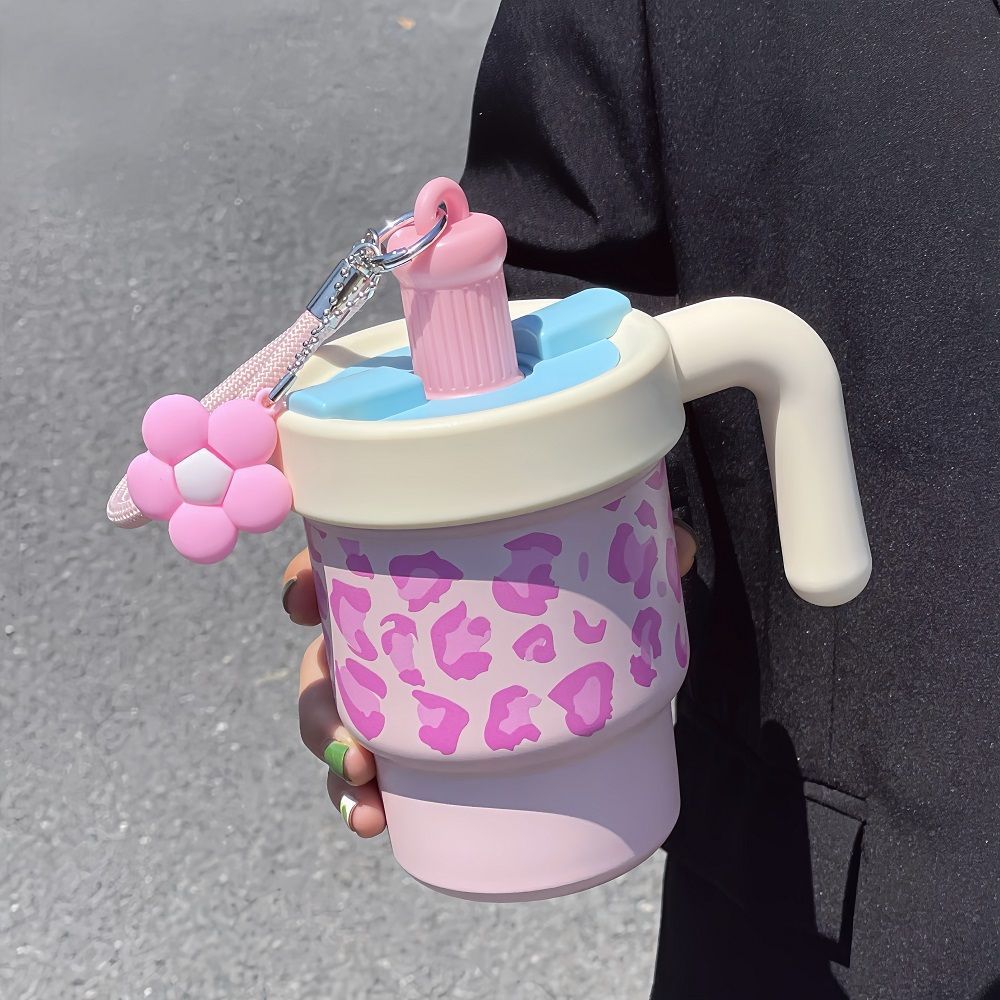 Ladies insulating cup with creative handle and animal design Kalsten