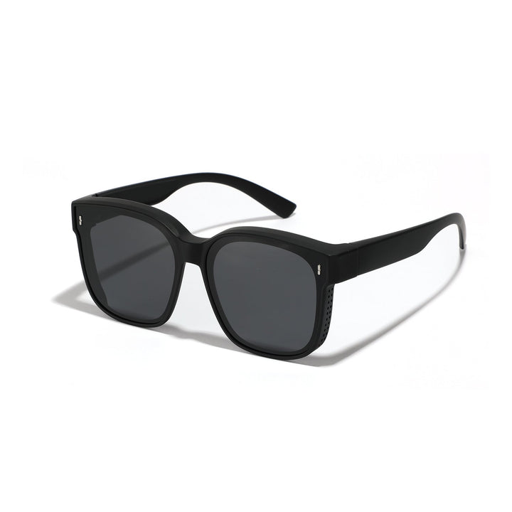 Women's square sunglasses with modern, glossy frame and UV protection Kalsten