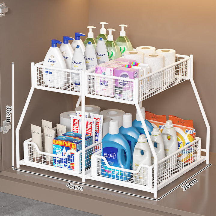 Two-Tier Under-Shelf Storage Organizer Kalsten