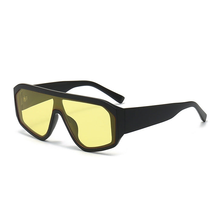 Men's Futuristic Oversized Shield Sunglasses Kalsten