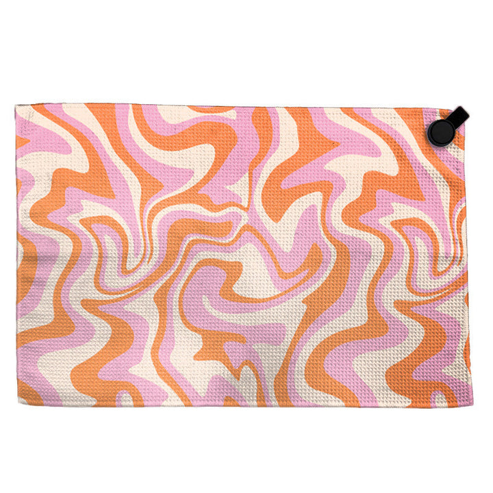 Towel with modern circular pattern Kalsten