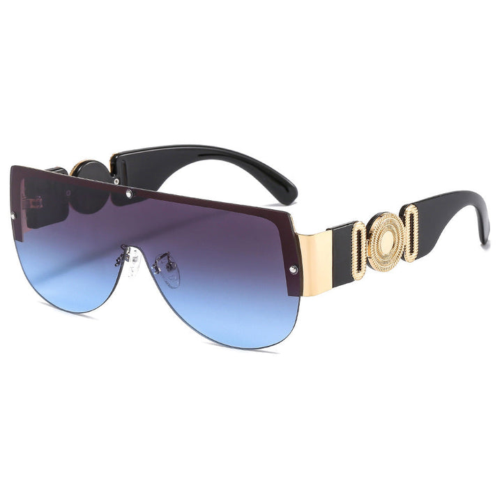 Women oversized sunglasses with luxurious gold accent Kalsten