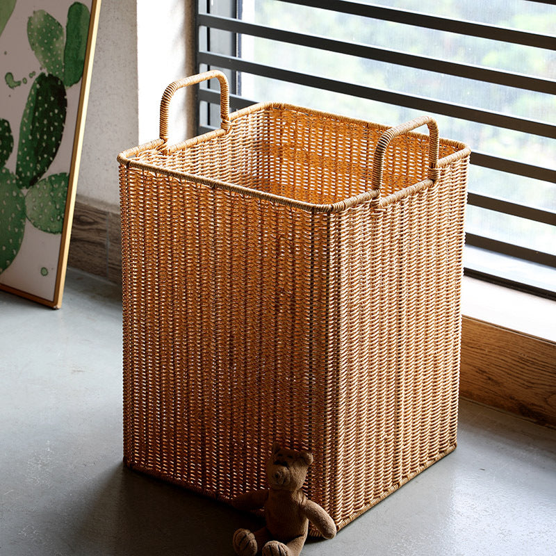 Handwoven Storage Bin with Sturdy Handles Kalsten