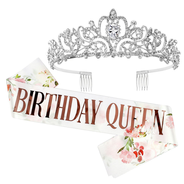 Women's Festive Crown with Elegant Sash Kalsten